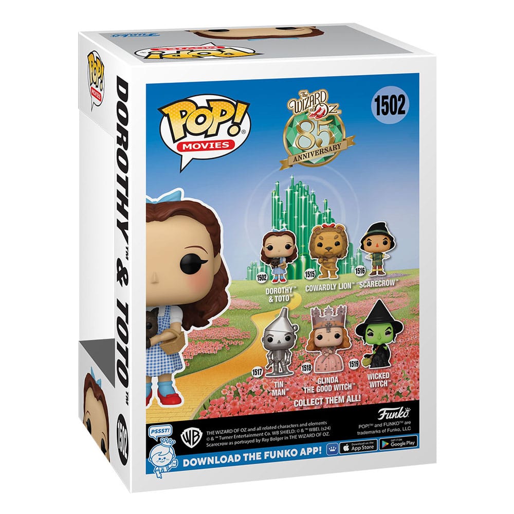 Le Magicien d'Oz POP & Buddy! Movies Vinyl figurine Dorothy w/Toto 9 cm