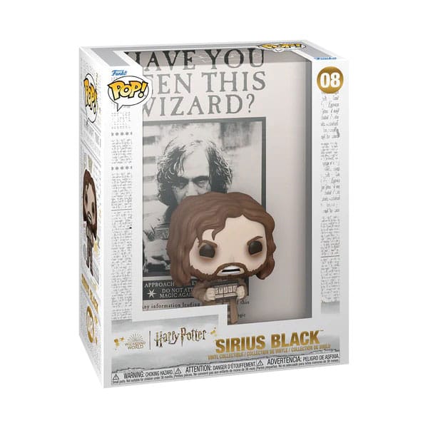 Harry Potter POP! Comic Cover Vinyl Figurine Poster w/Sirius Black 9 cm
