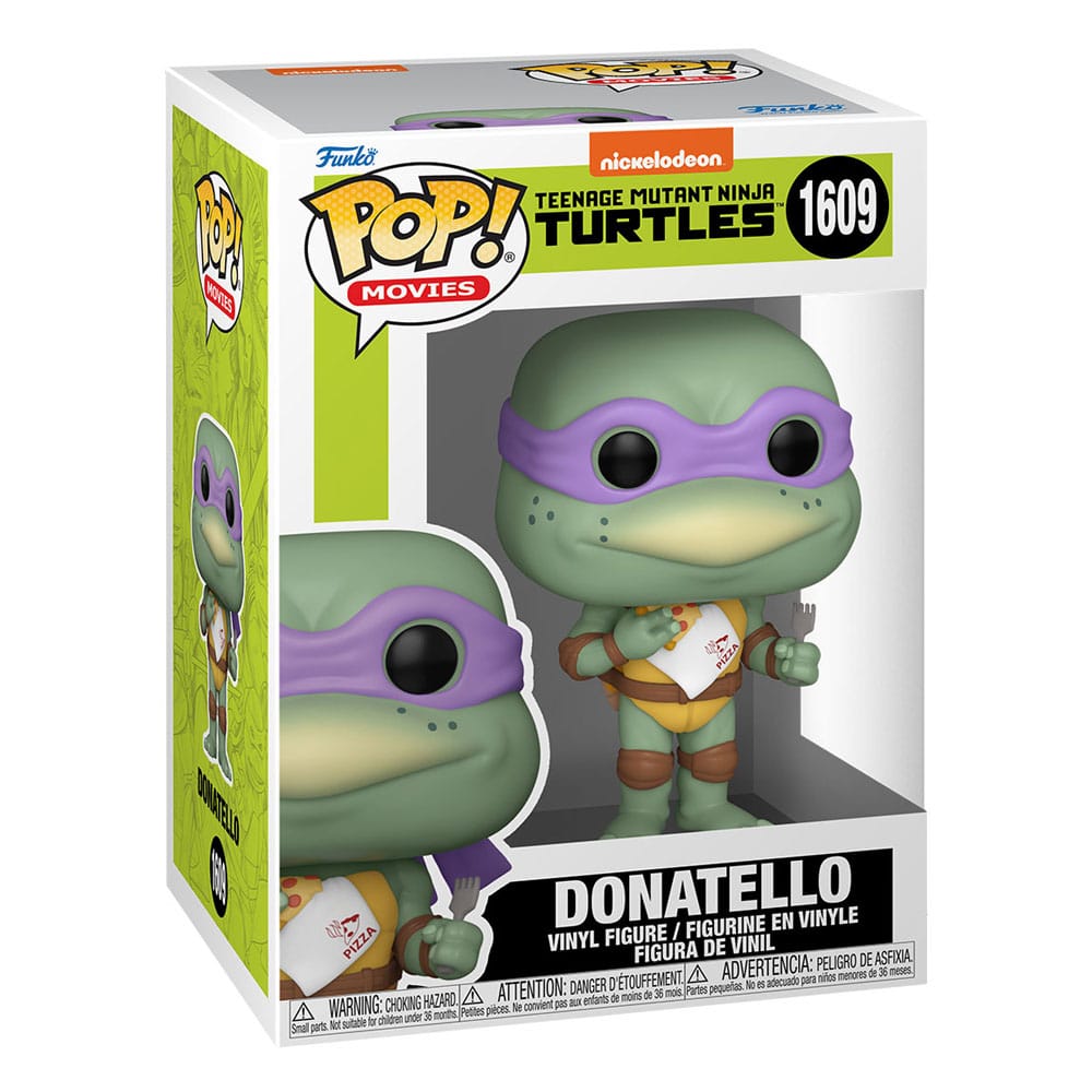 Tortues Ninja POP! Movies Vinyl figurine Donatello w/Napkin 9 cm