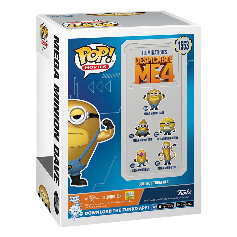 Moi, moche et méchant 4 POP! Movies Vinyl figurine Super Dave 9 cm