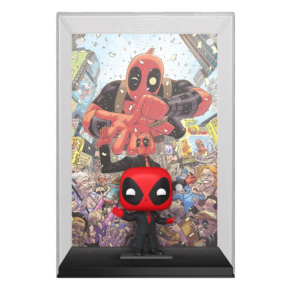 Marvel POP! Comic Cover Vinyl Figurine Deadpool (2025) #1 Deadpool in Black Suit 9 cm