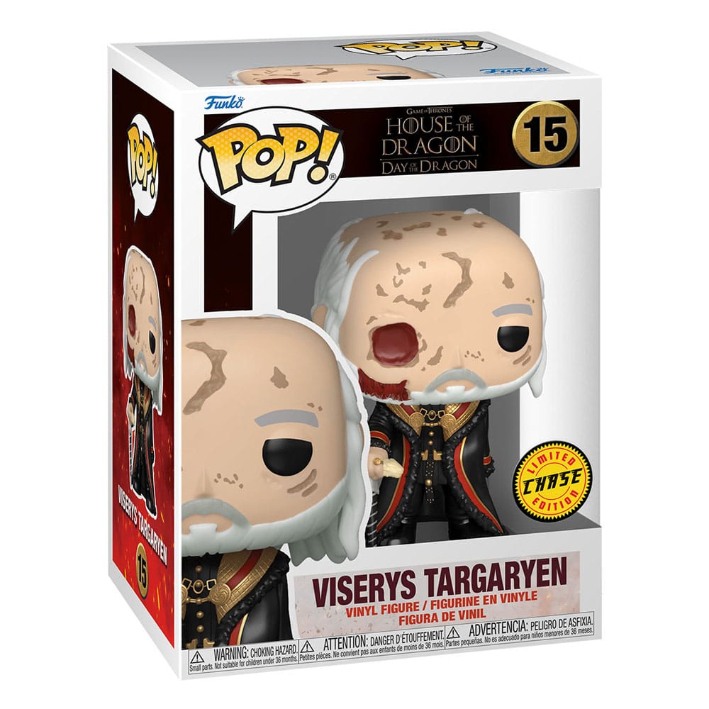 House of the Dragon assortiment POP! TV Vinyl figurines Masked Viserys 9 cm (6)
