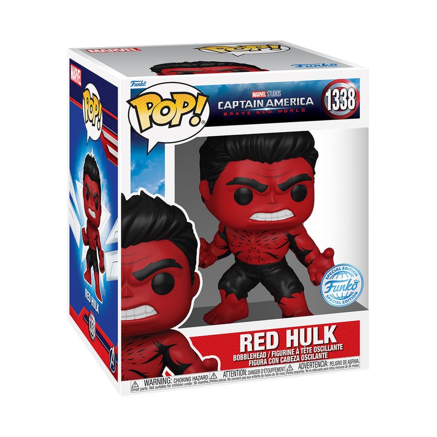 Captain America: Brave New World Figurine Super Sized POP! Marvel Vinyl Red Hulk (Retro) 15 cm