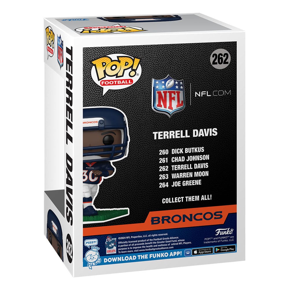 NFL: Legends POP! Sports Vinyl figurine Broncos- Terrell Davis 9 cm