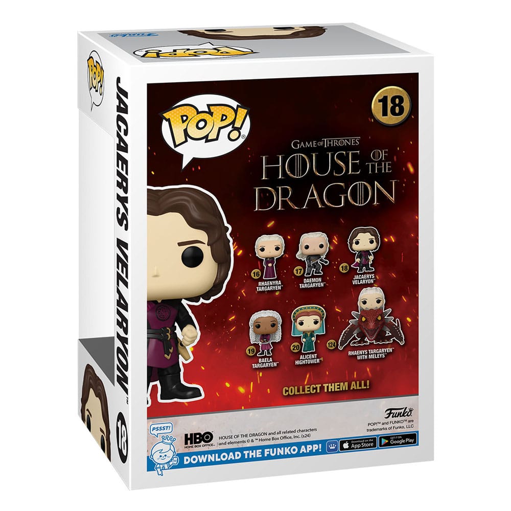 House of the Dragon POP! TV Vinyl figurine Jarcarys Valaryon 9 cm