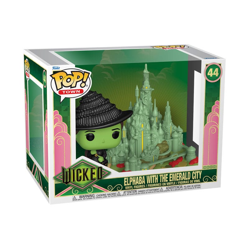 Wicked POP! Town Vinyl figurine Elphaba with the Emerald City 9 cm