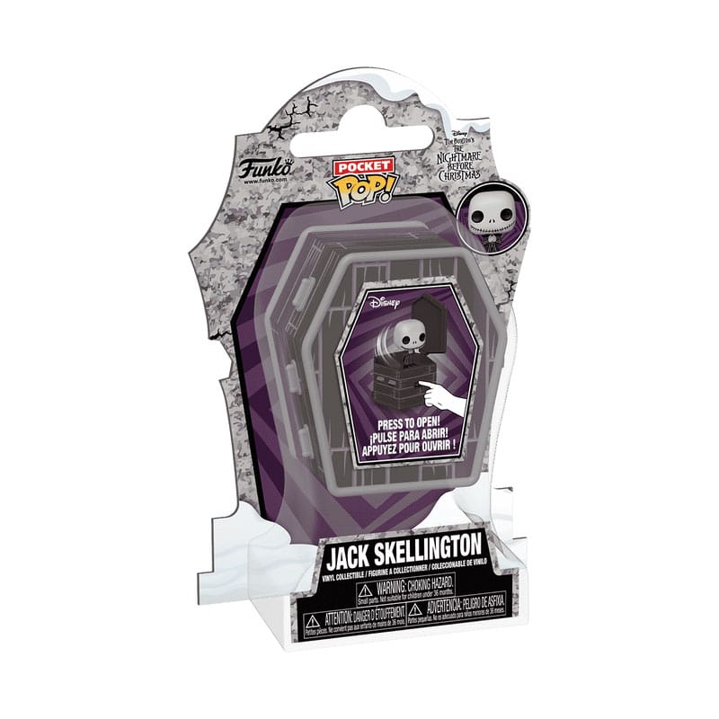 L'Étrange Noël de monsieur Jack figurine Coffin Pocket POP! Vinyl Jack Skellington 6 cm