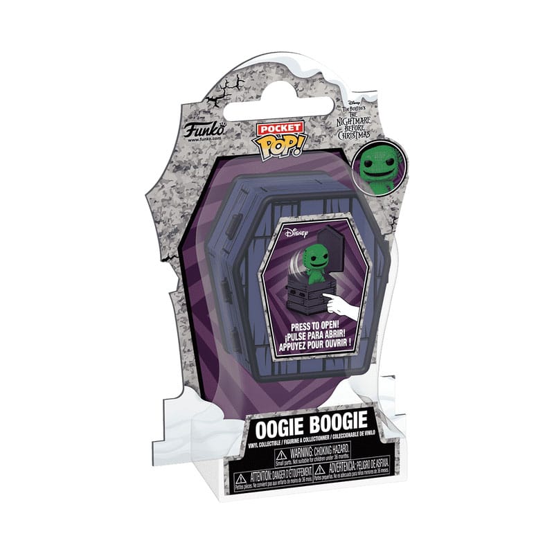 L'Étrange Noël de monsieur Jack pack figurine Coffin Pocket POP! Vinyl Oogie Boogie 6 cm