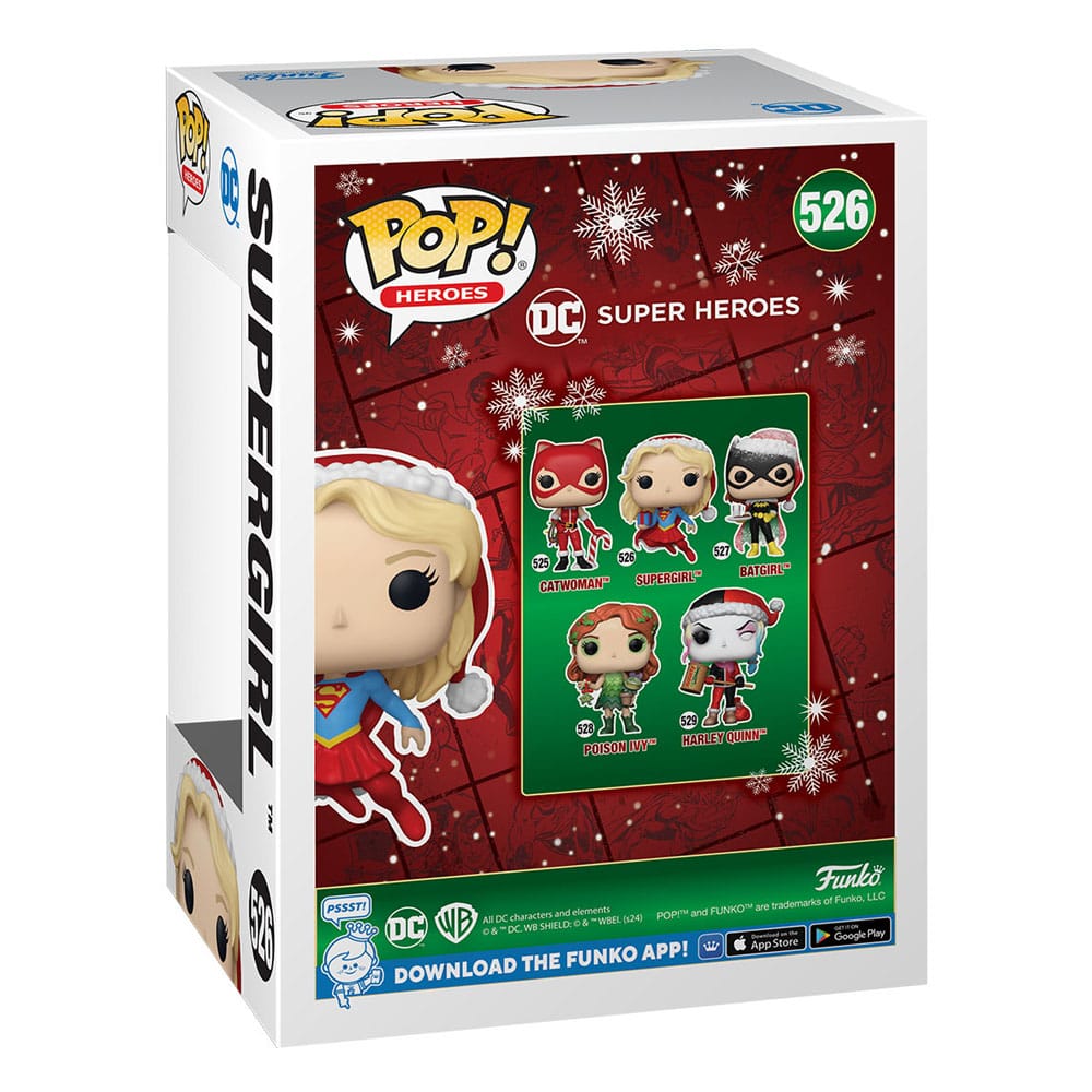 DC Comics POP! Heroes Vinyl figurine Holiday '24- Supergirl 9 cm