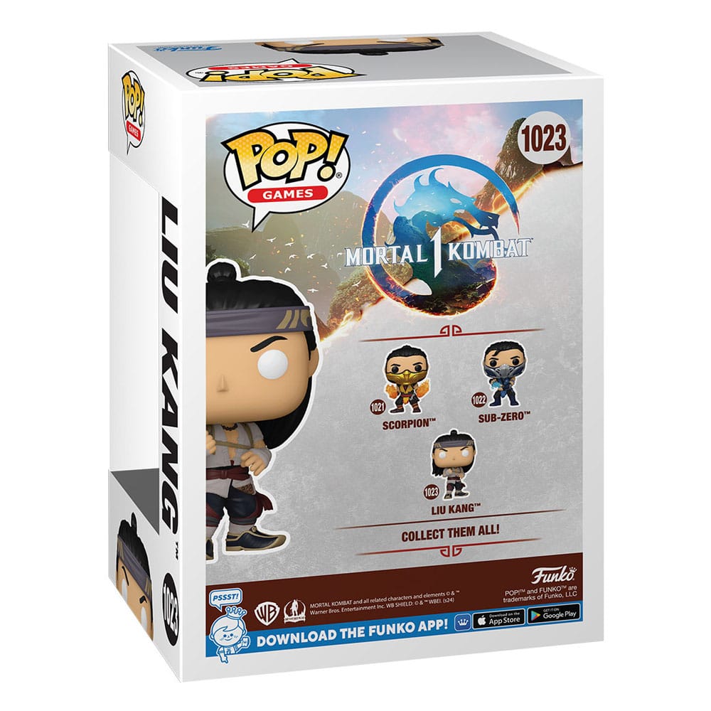 Mortal Kombat POP! Games Vinyl figurine Liu Kang (God of Fire) 9 cm