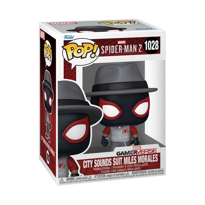 Spiderman 2 POP! Games Vinyl figurine City Sounds Miles 9 cm