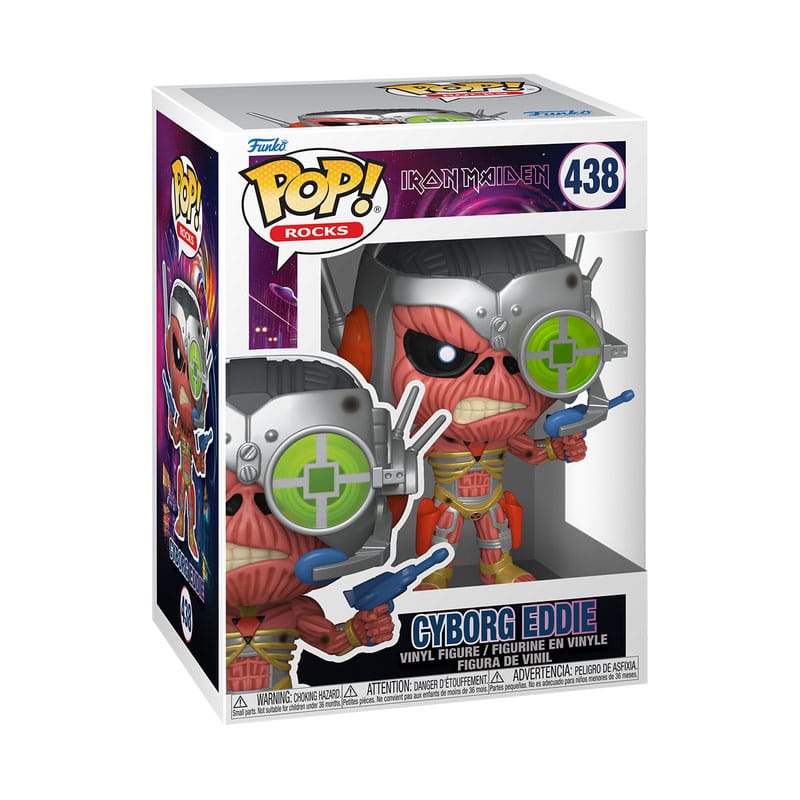 Iron Maiden POP! Rocks Vinyl Figurine Cyborg 9 cm