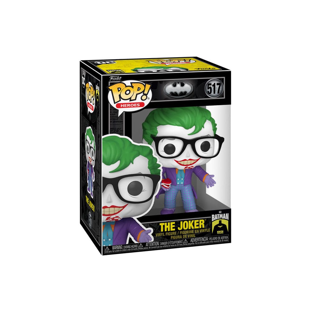 Batman 85th Anniversary POP! Movies Vinyl figurine The Joker w/Teeth 9 cm