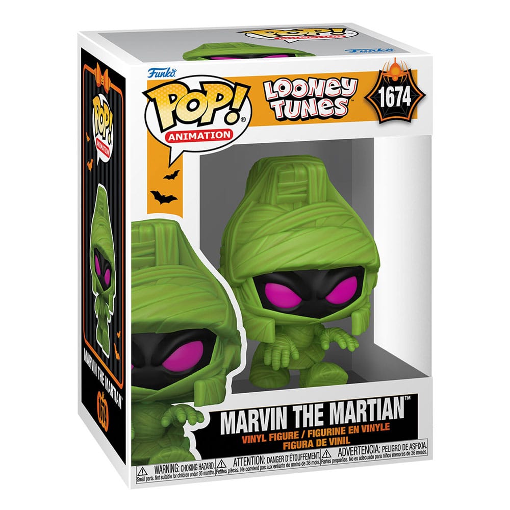 Looney Tunes Figurine POP! Television Vinyl Halloween Marvin(Mummy) 9 cm