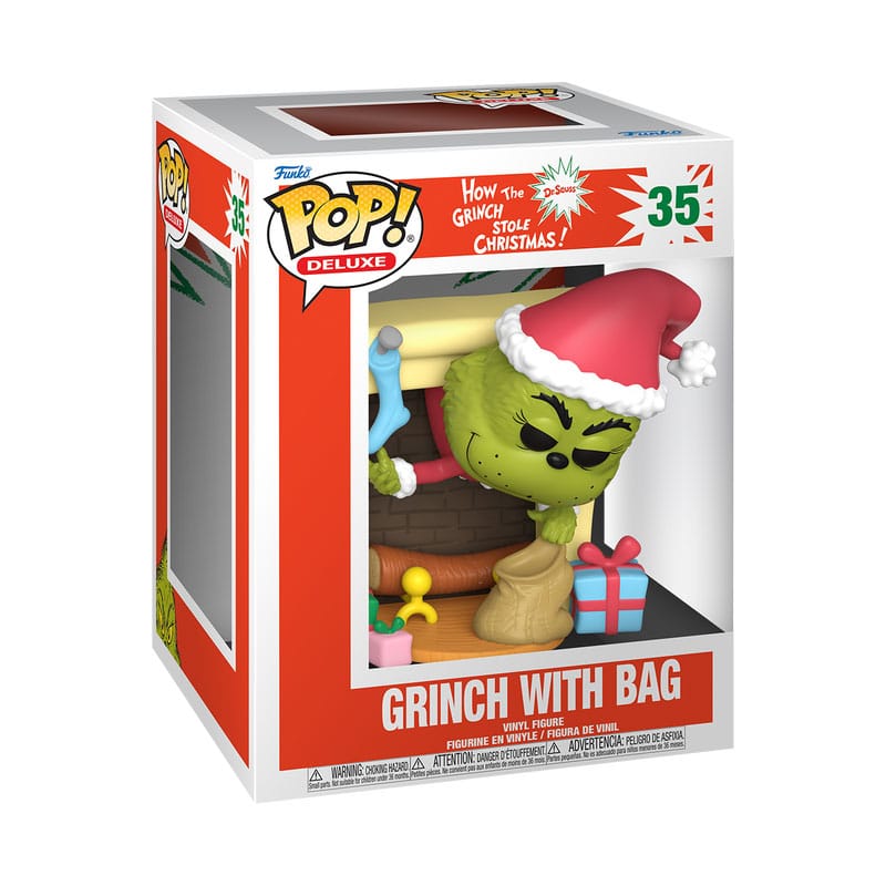 The Grinch POP! Deluxe Vinyl figurine Grinch w/Bag 9 cm