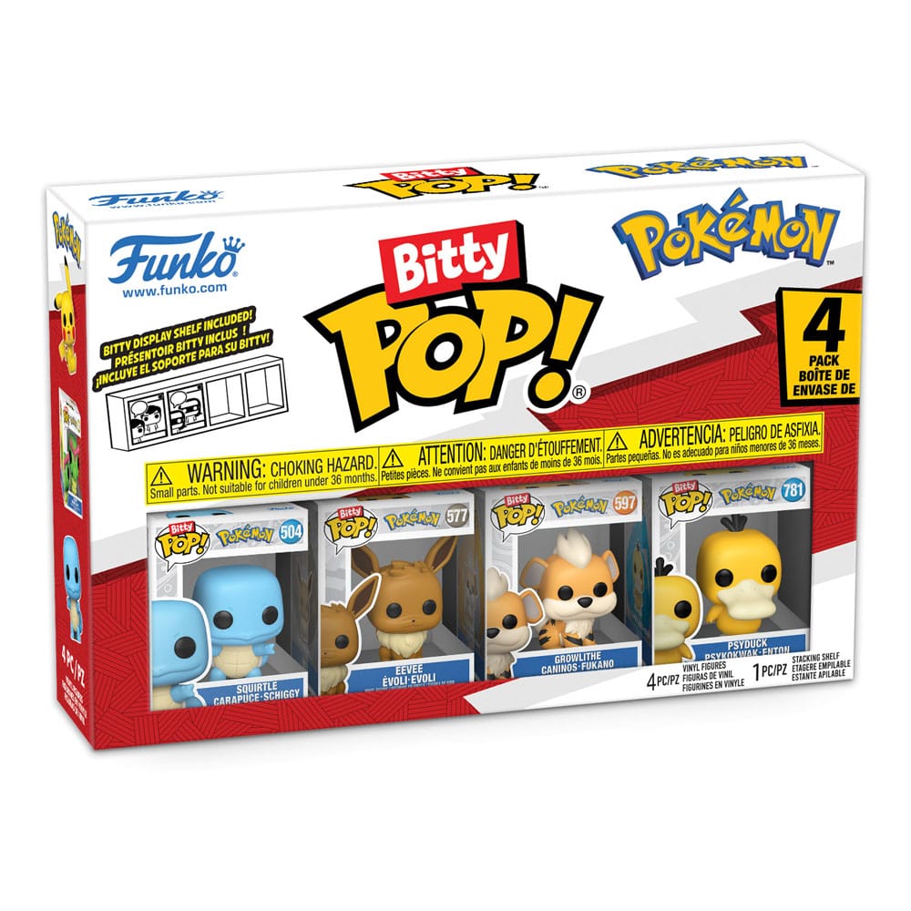 Funko Bitty Pop! 4-Pack: Pokémon - Squirtle