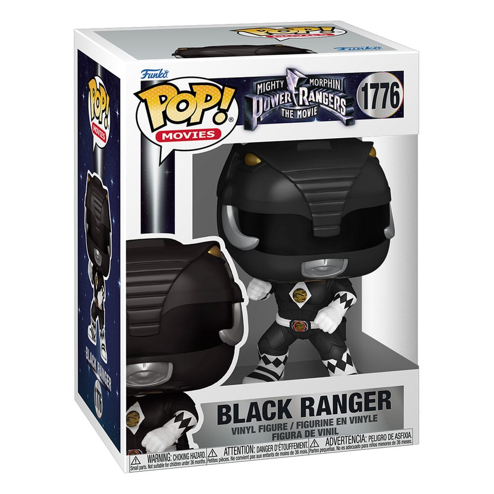 Power Rangers, le film POP! Movies Vinyl figurines Black Ranger 9 cm