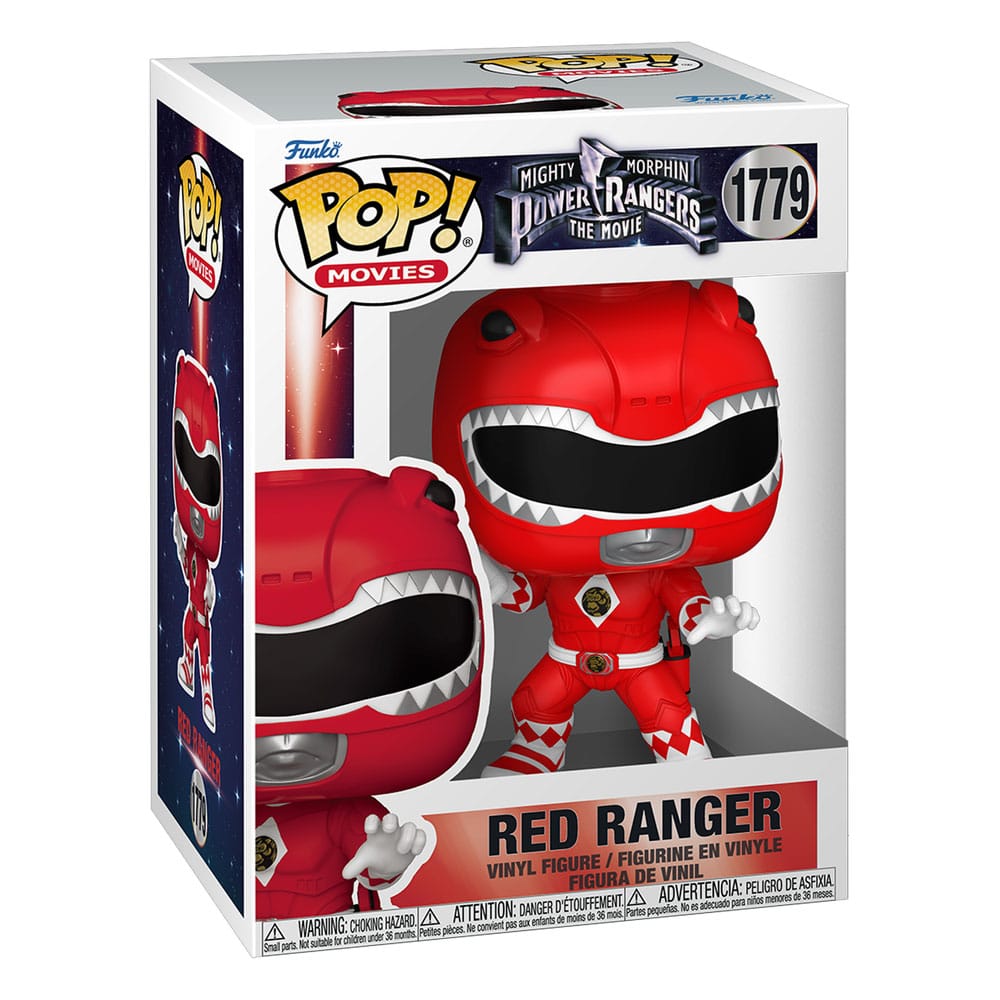 Power Rangers, le film POP! Movies Vinyl figurines Red Ranger 9 cm