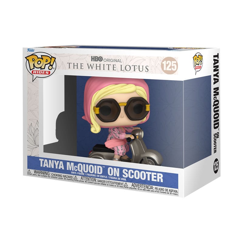 Le Lotus blanc POP! Rides Vinyl figurine Tanya on Scooter 15 cm