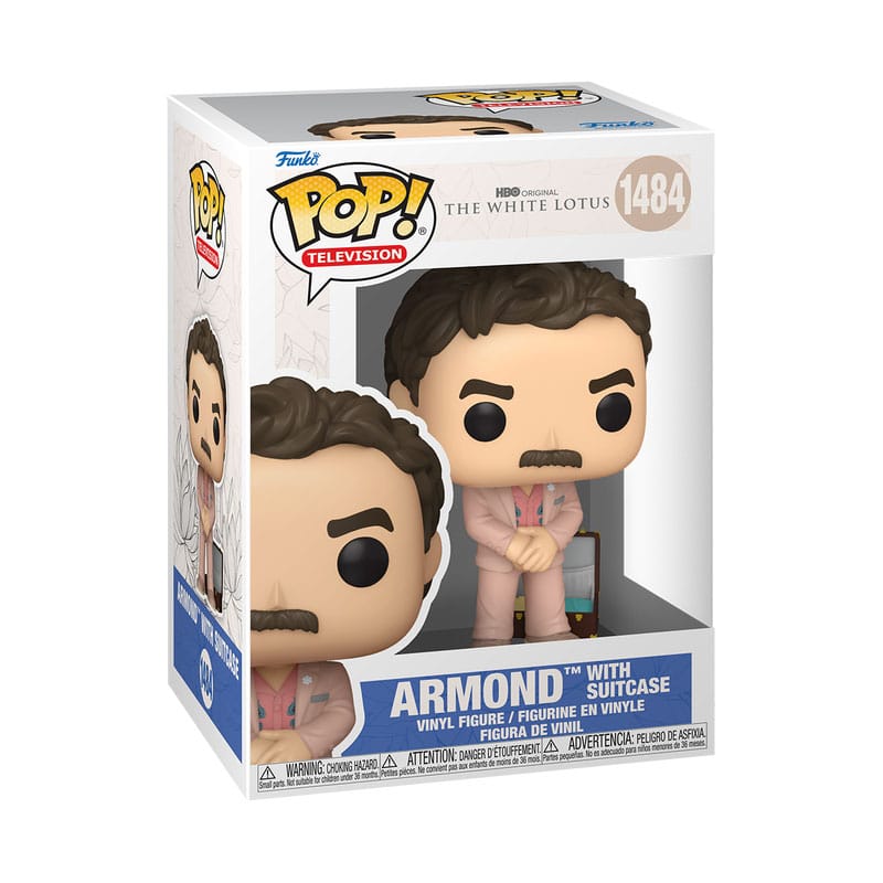 White Lotus POP! TV Vinyl figurine Armond w/Suitcase 9 cm