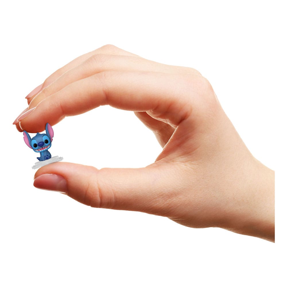 Disney Display (12) figurines Bitty POP! Deluxe Vinyl Stitch(Beach) 2,5 cm