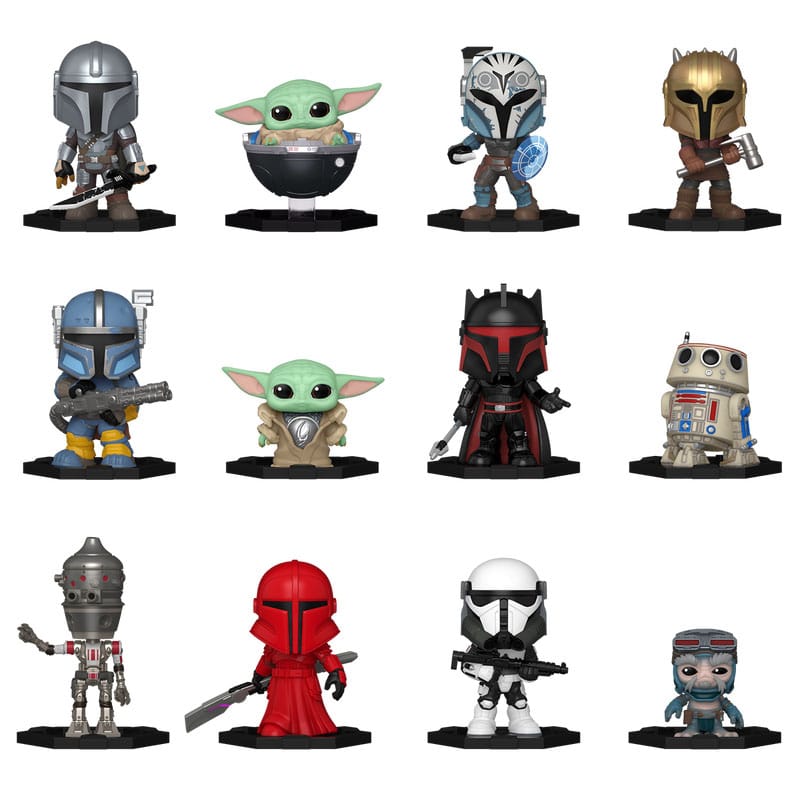 Star Wars présentoir Mystery Minis figurines The Mandalorian 5 cm (12)
