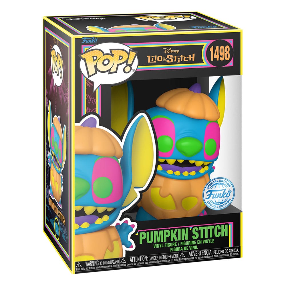 Lilo & Stitch POP! Disney Vinyl figurine Blacklight Pumpkin Stitch 9 cm