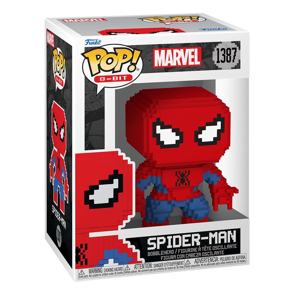 Marvel POP! 8-Bit Vinyl Figurine Spider-Man 9 cm