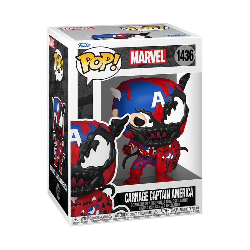 Marvel POP! Vinyl figurine Carnageized - Captain America 9 cm