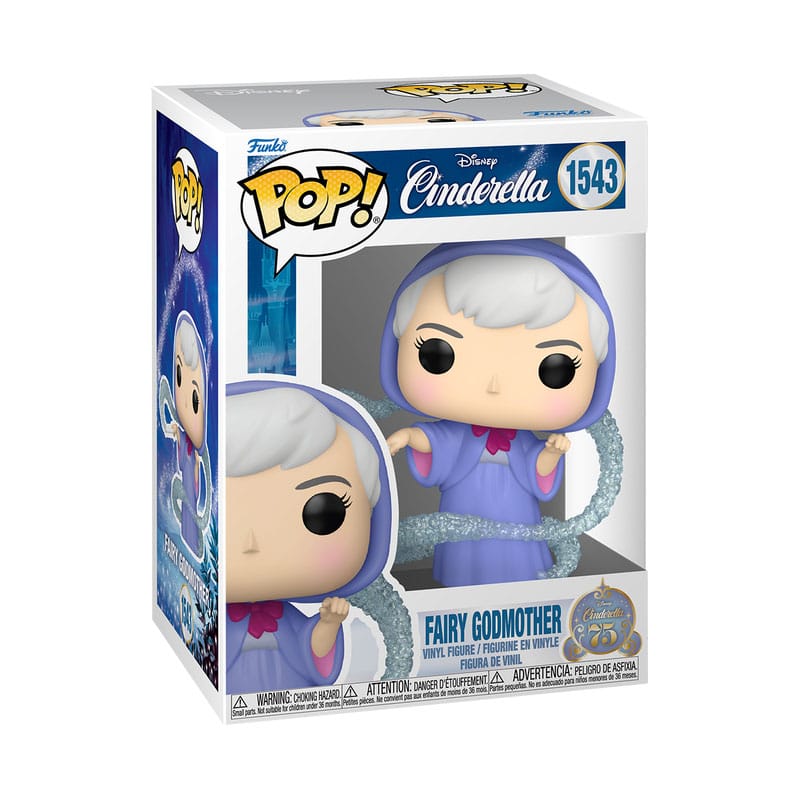 Cinderella 75th Anniversary POP! Disney Vinyl figurine Fairy GM 9 cm
