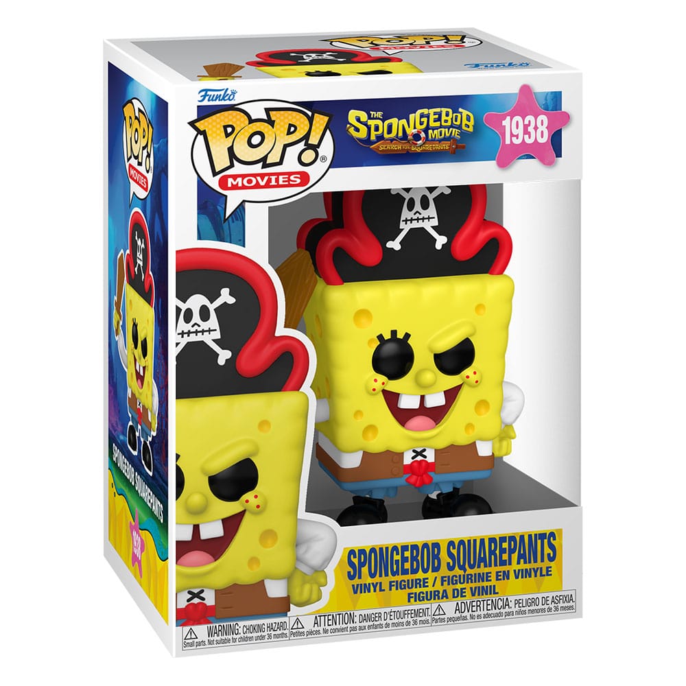 SpongeBob SquarePants POP! Vinyl figurine SquarePants (Pirate) 9 cm