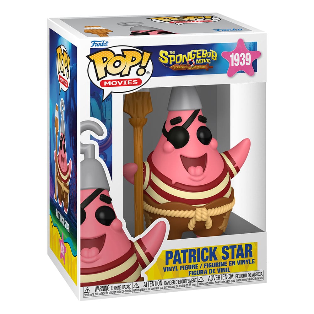 SpongeBob SquarePants POP! Vinyl figurine Patrick Star (Pirate) 9 cm