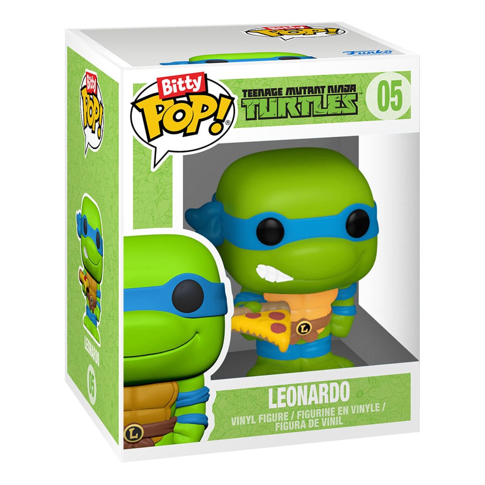 Les Tortues Ninja POP! Rides Vinyl figurine Leonardo w/Van 2,5 cm