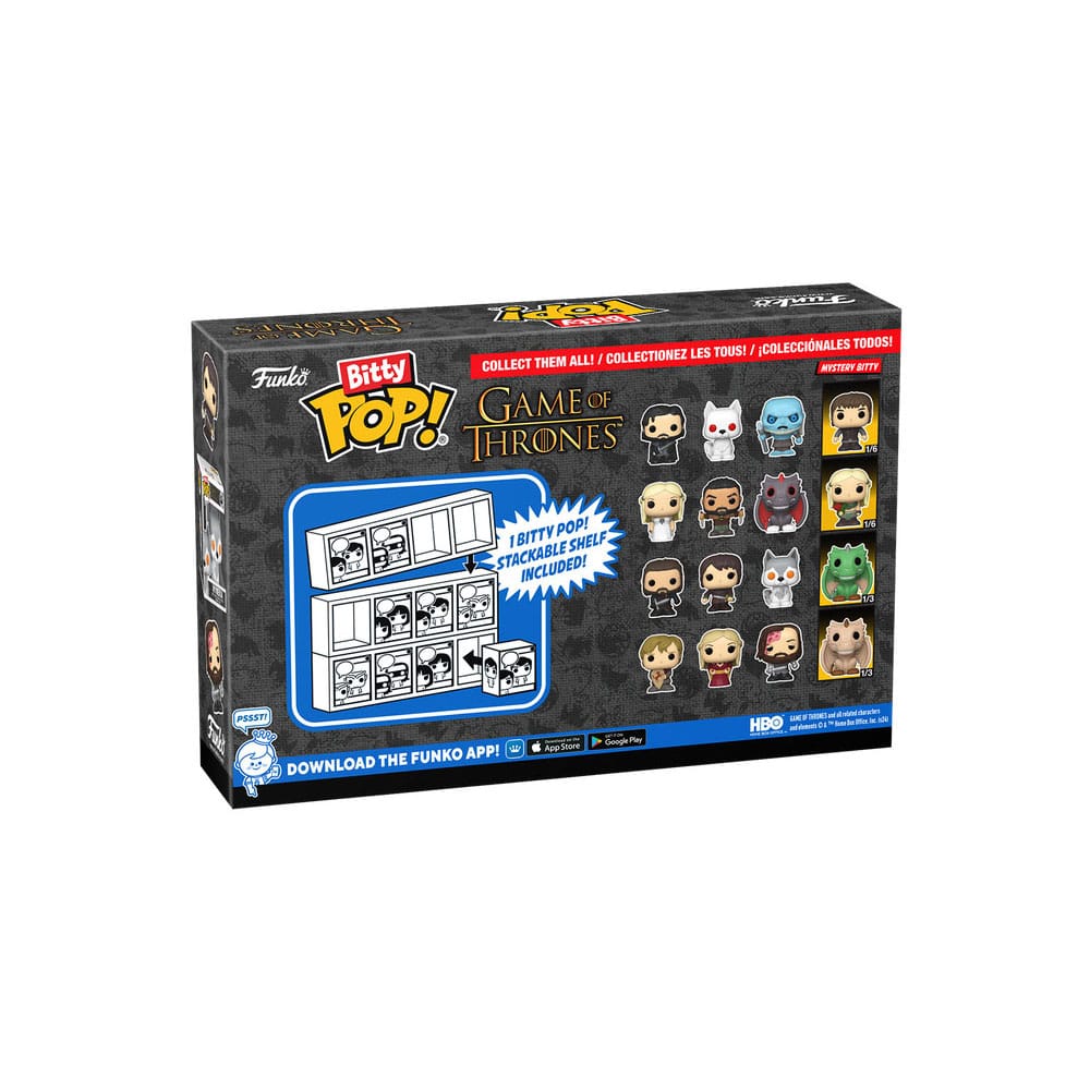 Game of Thrones pack 4 figurines Bitty POP! Vinyl Jon Snow 2,5 cm
