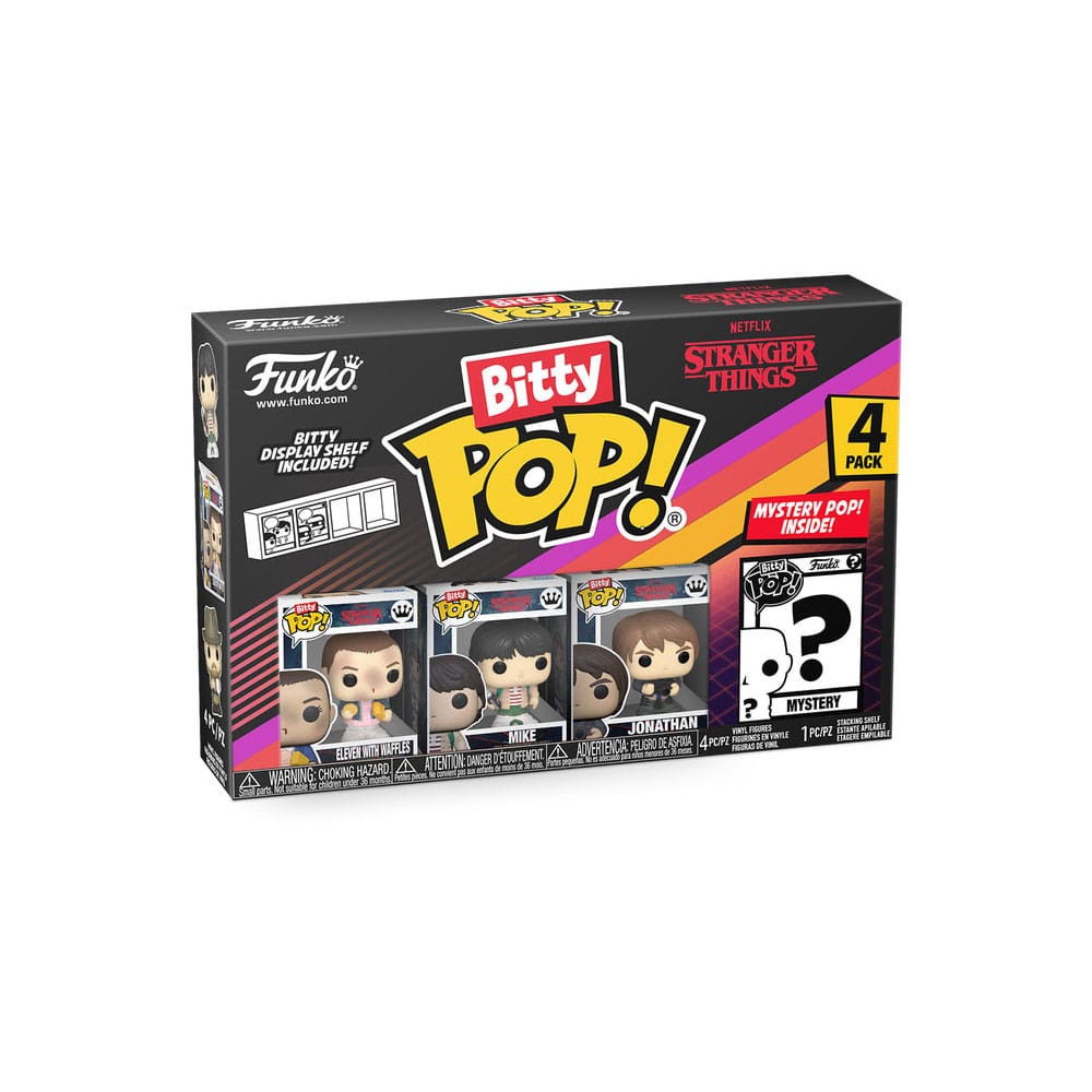 Stranger Things pack 4 figurines Bitty POP! Vinyl Eleven 2,5 cm
