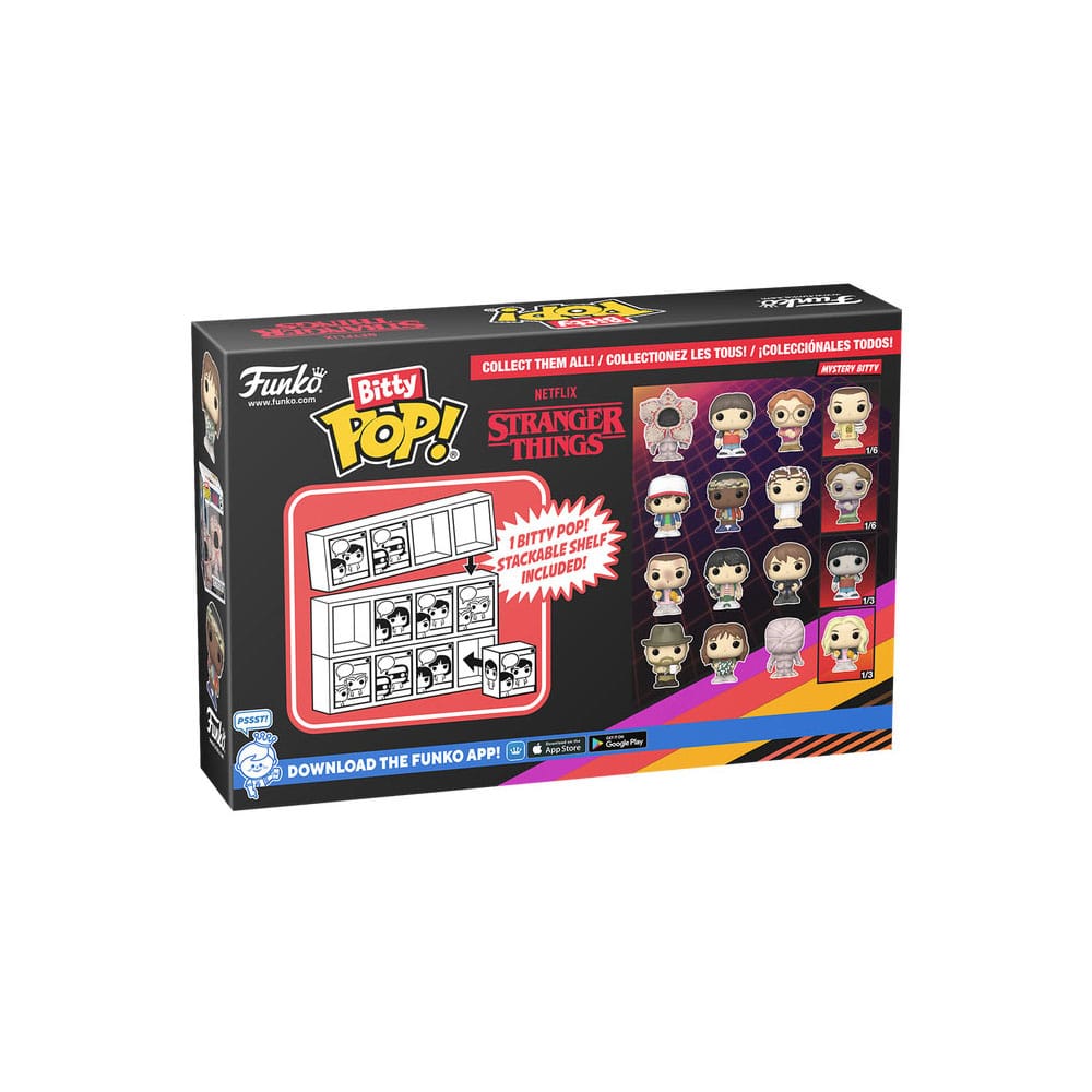 Stranger Things pack 4 figurines Bitty POP! Vinyl Hopper 2,5 cm
