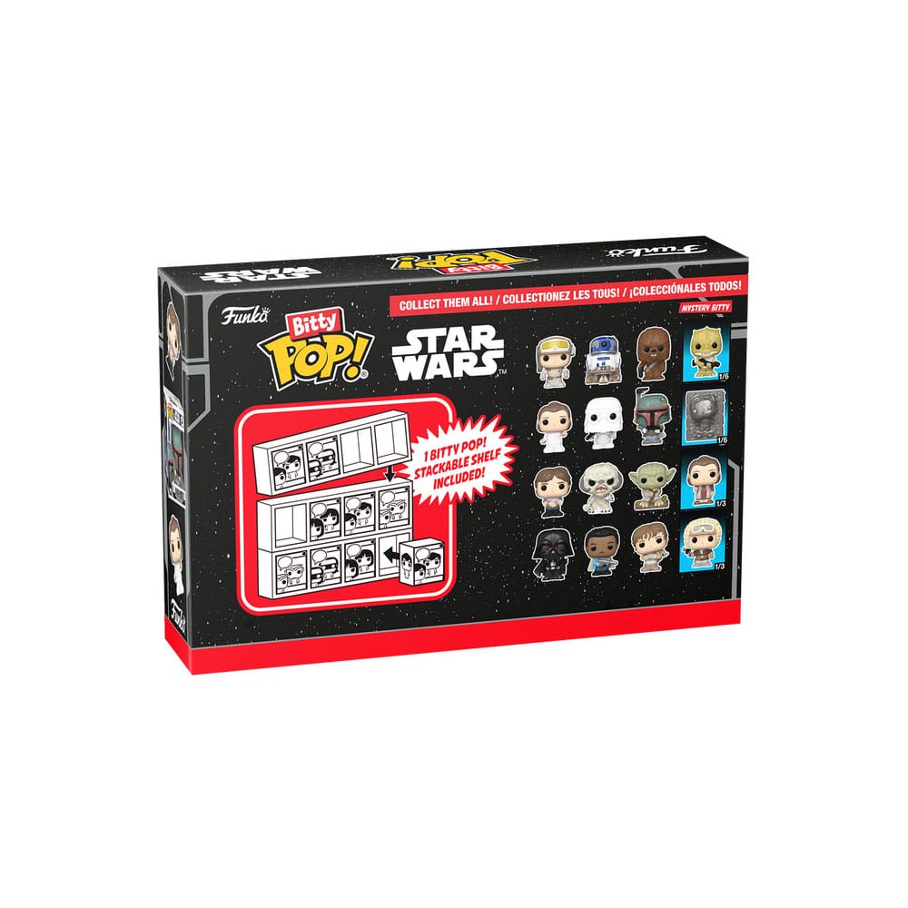 Star Wars pack 4 figurines Bitty POP! Vinyl Luke 2,5 cm