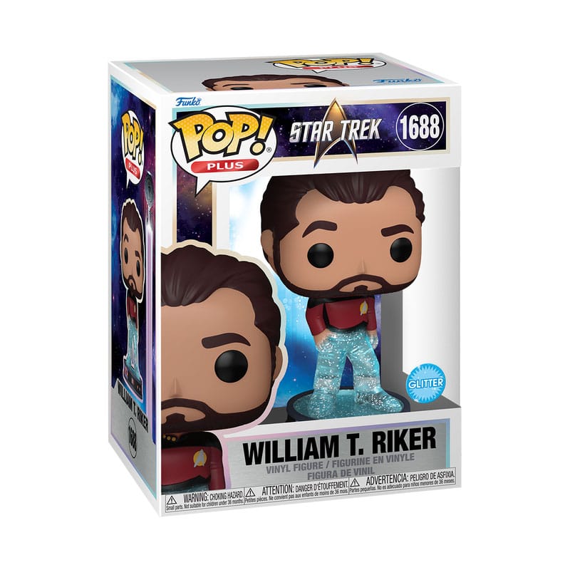 Star Trek Transporter POP! Plus Movies Vinyl figurine Riker 9 cm