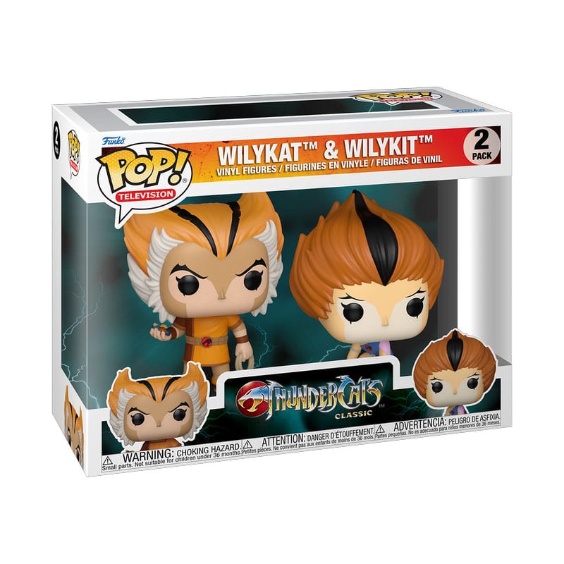 Funko Pop! 2-Pack: Thundercats - Wilykit and Wilykat