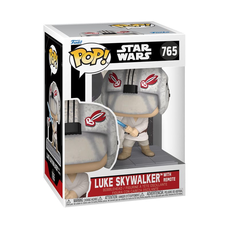 Star Wars POP! Movie Vinyl figurine Luke/Remote 9 cm