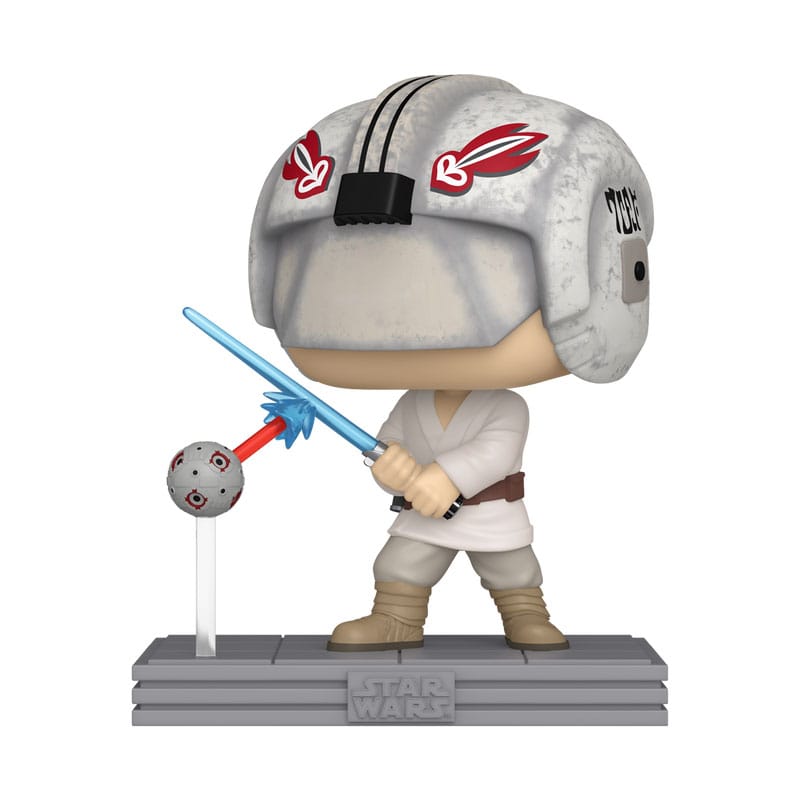 Star Wars POP! Movie Vinyl figurine Luke/Remote 9 cm