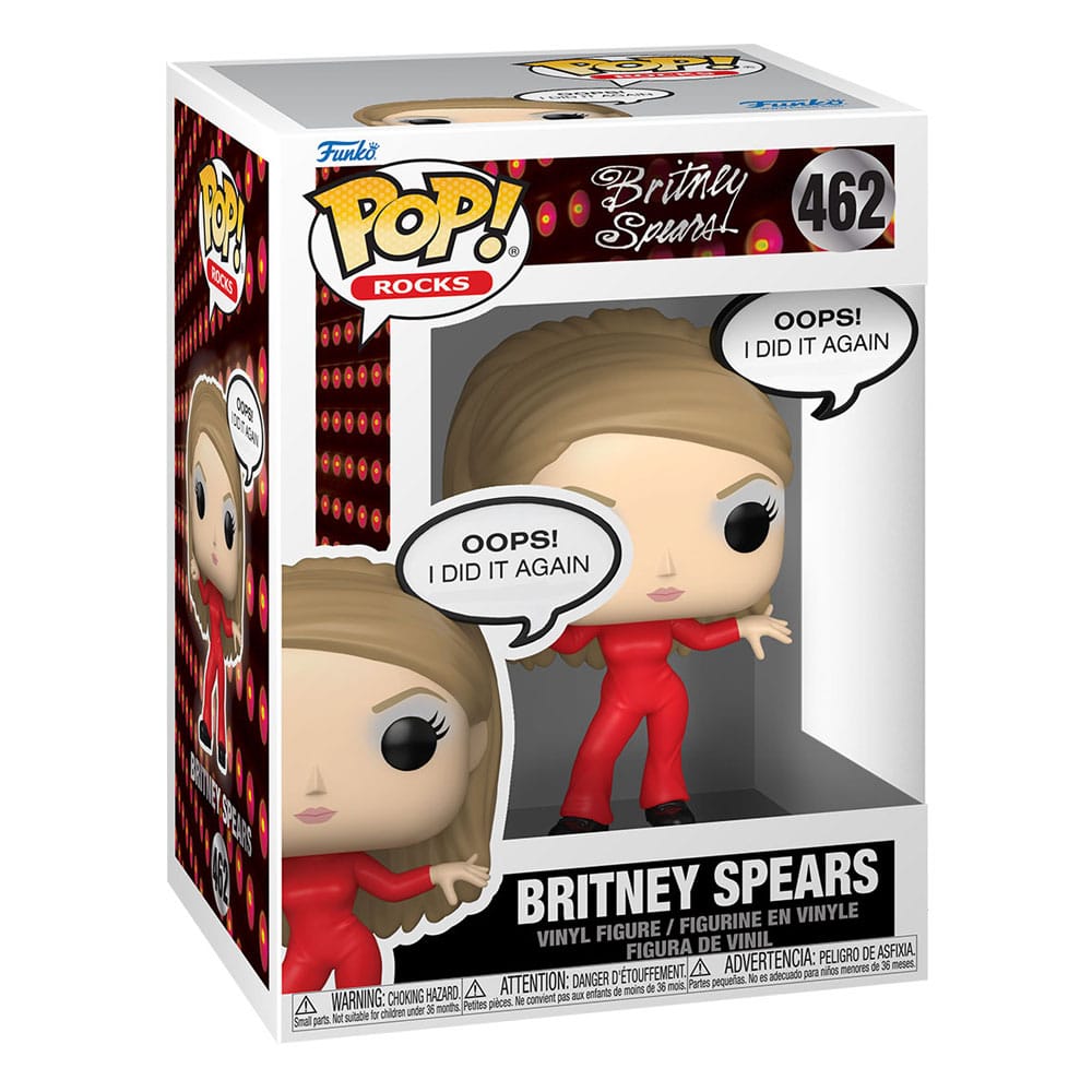 Britney Spears POP! Rocks Vinyl Figurine Oops, I Did it Again 9 cm