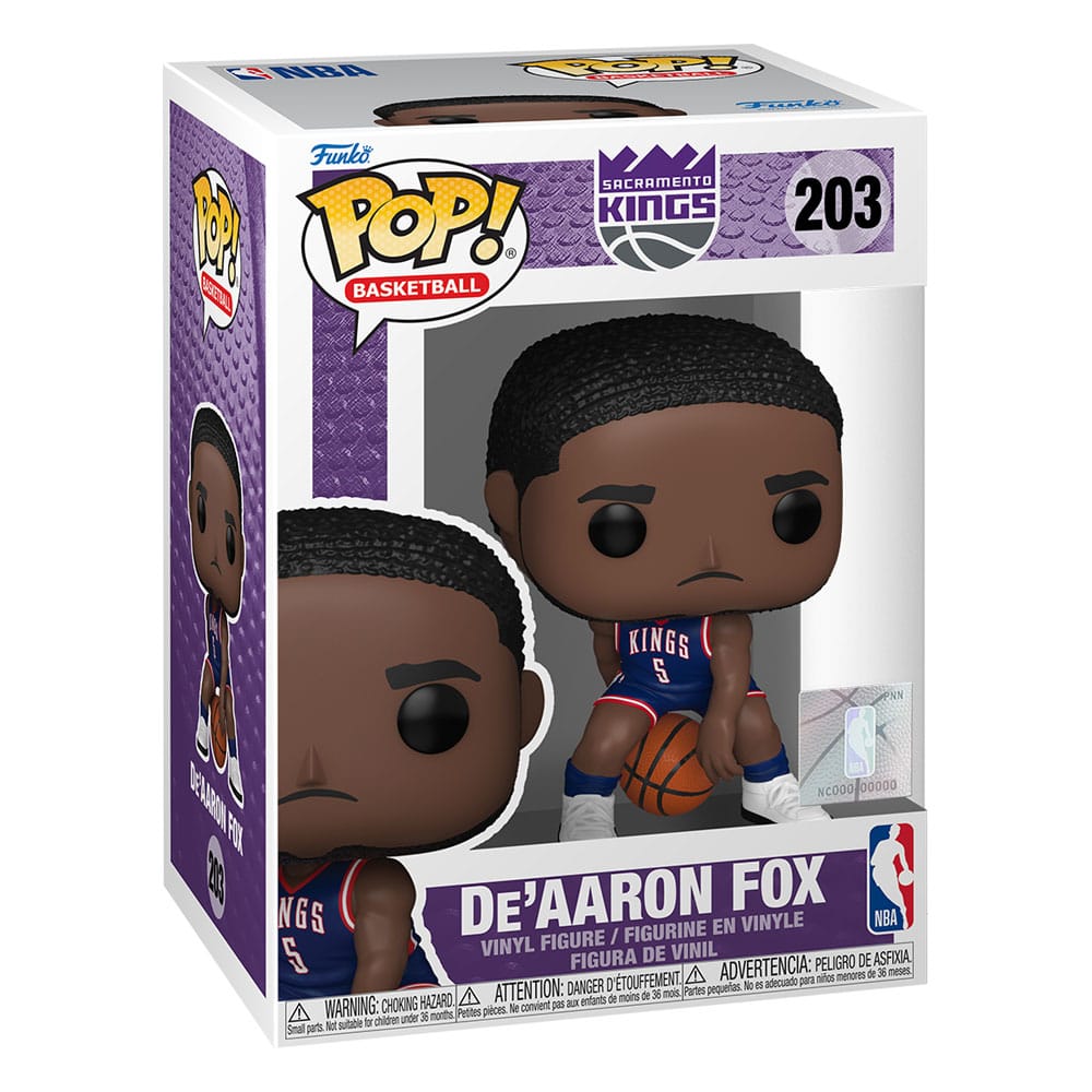 NBA Legends POP! Sports Vinyl Figurine Kings- De'Aaron Fox(CE 24) 9 cm