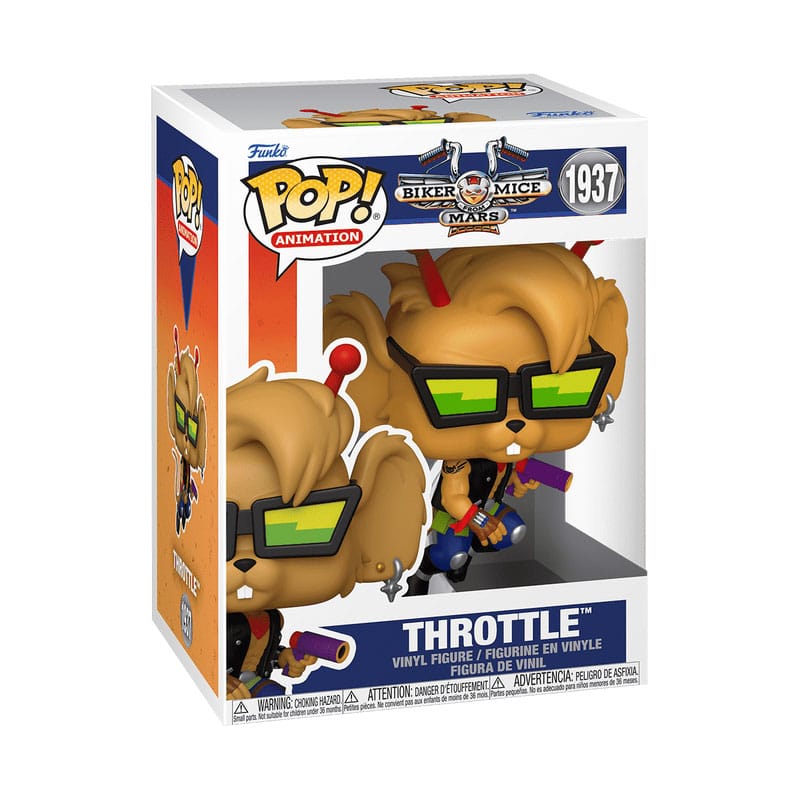 Les Motards de l'espace Pop! Animation Vinyl figurine Throttle 9 cm