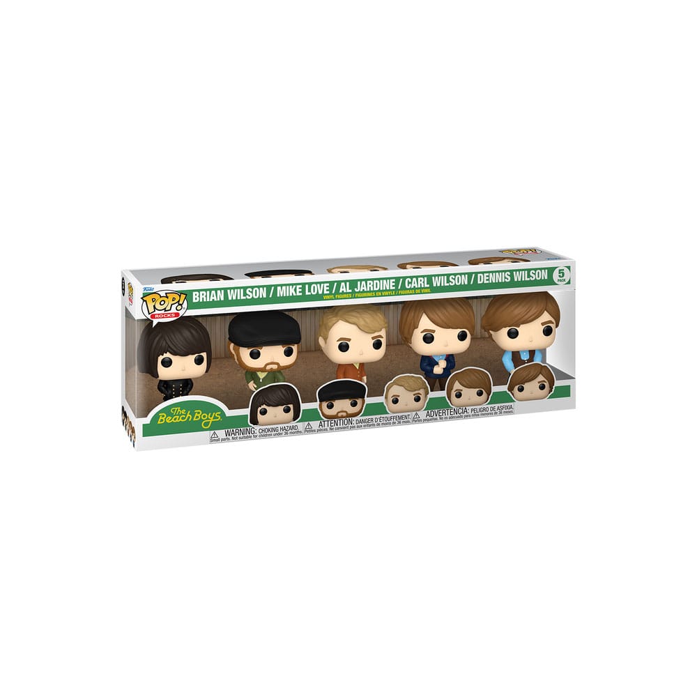The Beach Boys POP! Rocks Vinyl pack 5 figurine Pet Sounds 9 cm