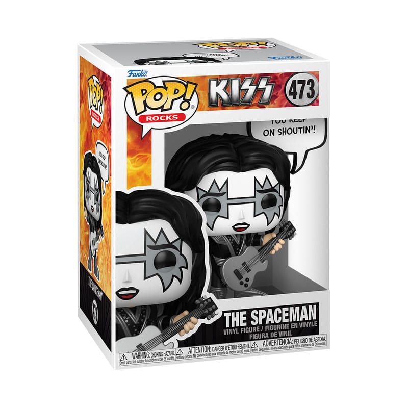 KISS POP! Sayings Vinyl figurine The Spaceman(R&R All Night) 9 cm
