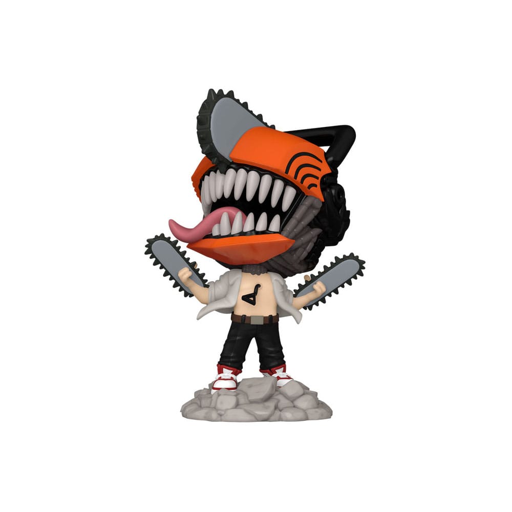 Chainsaw Man POP! & Tee set figurine et T-Shirt Chainsaw Man Leaping (L)