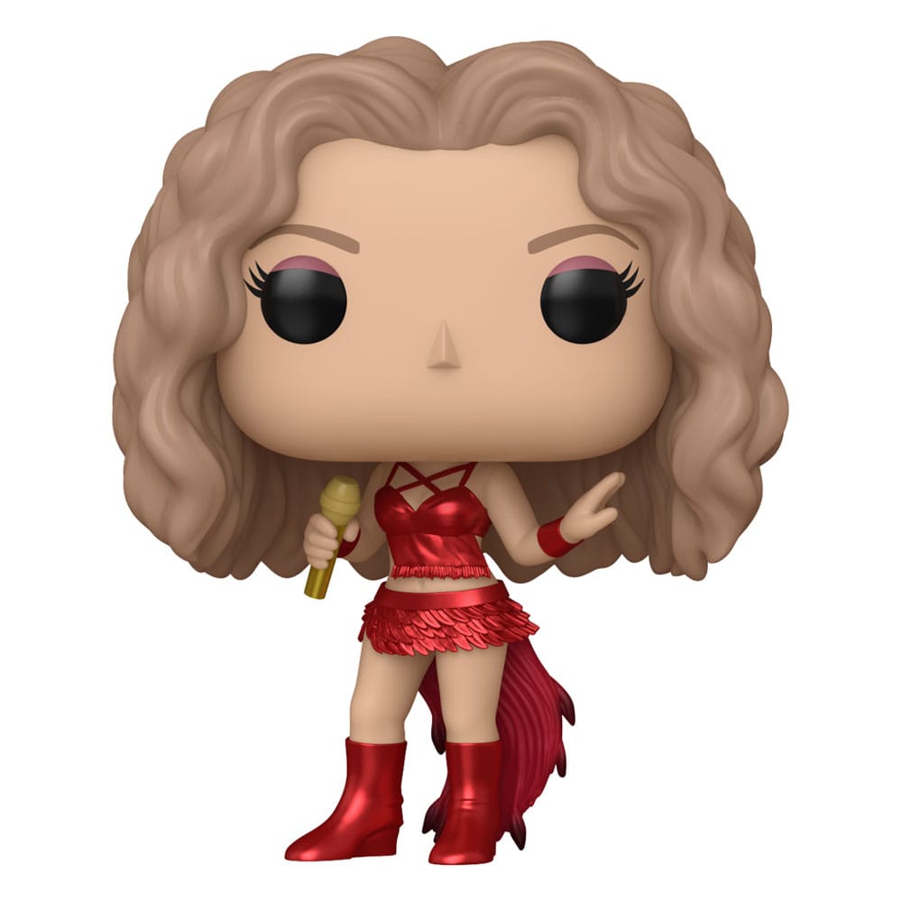 Shakira POP! Rocks Vinyl Figurine Shakira(Super Bowl) (Metallic) 9 cm