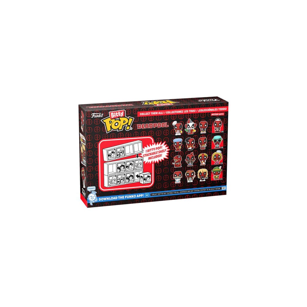 Deadpool pack 4 figurines Bitty POP! Vinyl Bathtime 2,5 cm