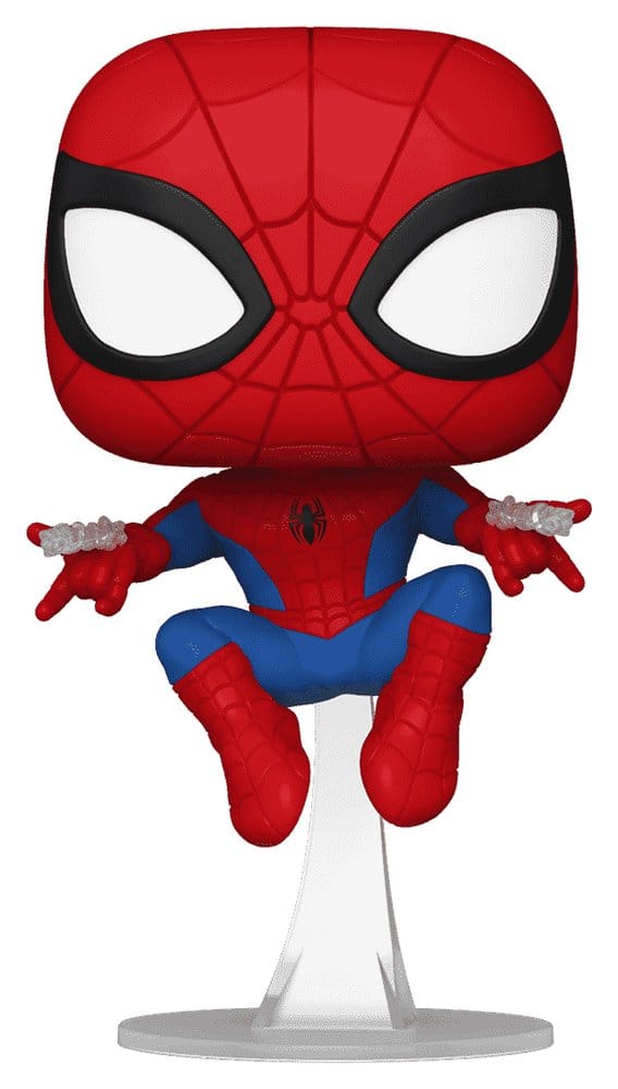Marvel POP! Comics Vinyl figurine Web Spider-Man (Swinging) Exclusive 9 cm